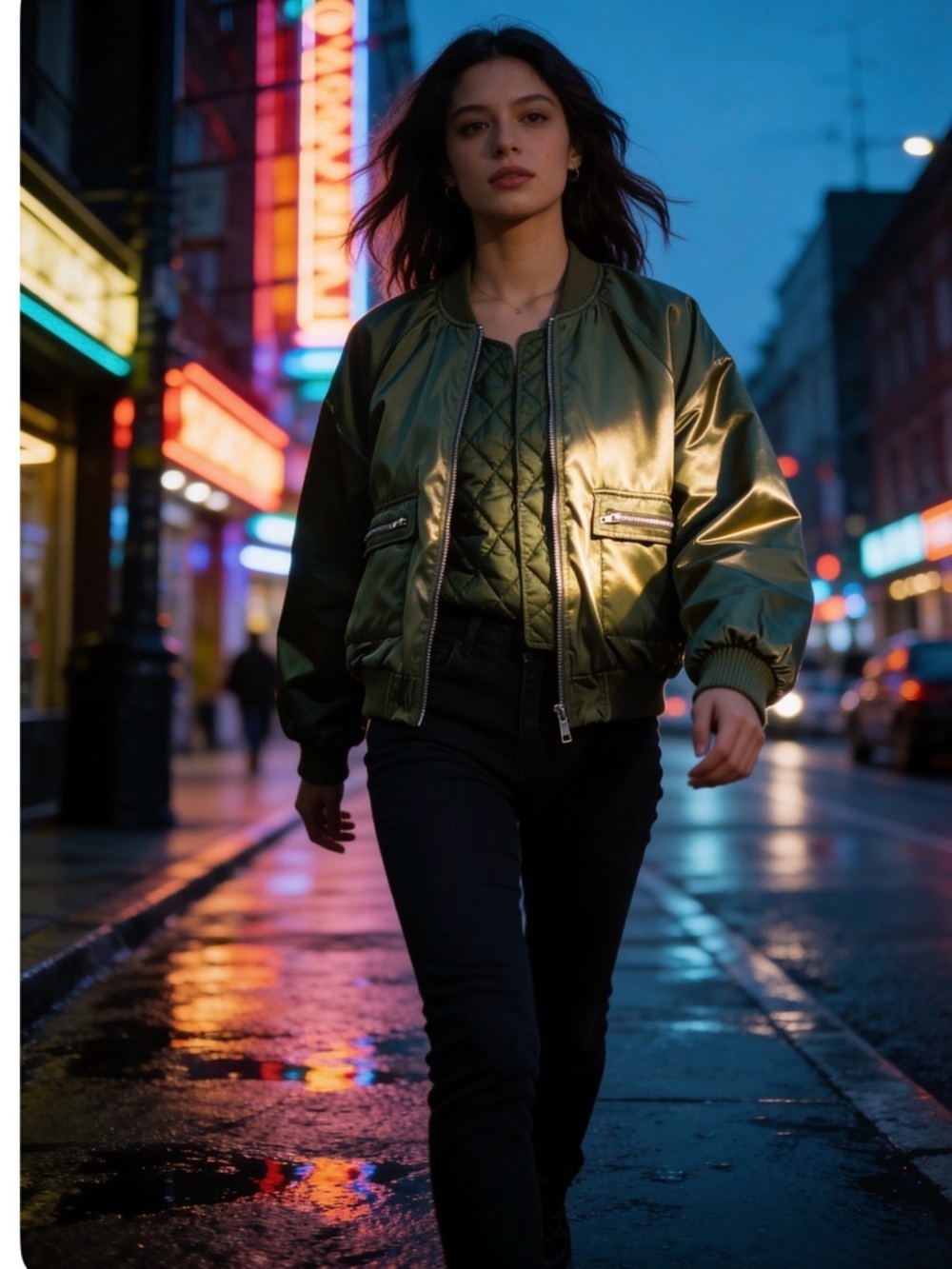 Sans Souci Bomber Puffer Jacket